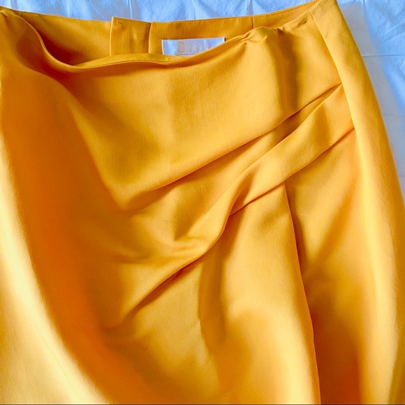 Chloé $980 GOOD GIRL RETRO A LINE SKIRT 38 YELLOW